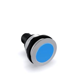 Botão de Pulso Azul STOI_C008_BL 1NA+1NF Plástico 22mm IP67 Conector M12