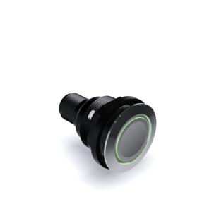 Botão de Pulso Verde Iluminado SVATLRGI_C005 1NA Inox 22mm IP67 24 V cc/ca Conector M12