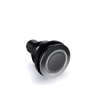 Botão de Pulso Branco Iluminado SVATLRWI_C005 1NA Inox 22mm IP67 24 V cc/ca Conector M12
