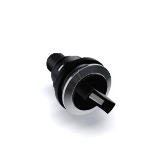 Seletora Iluminada SVAWALI_C005 2 Posições Fixas 1NA Inox 22mm IP6724 V cc/ca Conector M12