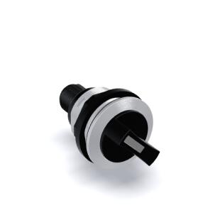 Seletora Iluminada SWALI_C005 2 Posições Fixas 1NA Plástico 22mm IP67 24 V cc/ca Conector M12