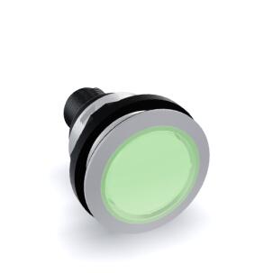 Sinalizador Verde SN_C010_GN Plastico 22mm IP67 24 V cc/ca Conector M12