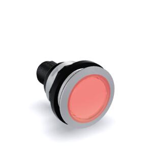 Sinalizador Vermelho SN_C010_RT Plastico 22mm IP67 24 V cc/ca Conector M12