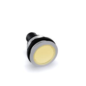 Sinalizador Amarelo SN_C010_GB Plastico 22mm IP67 24 V cc/ca Conector M12