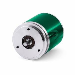 Encoder Absoluto Rotativo HM5818/16384/PS-6-RM Singleturn-18 bits Multiturn-14 bits Profibus DP Eixo-Sólido 6mm 10 - 30 Vcc IP65