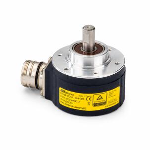 Encoder Incremental Rotativo DSM506-0250S-002 250 PPR Push Pull AB0/AB0 Eixo-Sólido 6mm 10 - 30 Vcc IP65