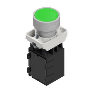 Botão de Pulso Verde ECW1102RFH9 Enocean Metálico 22mm IP65 902MHz
