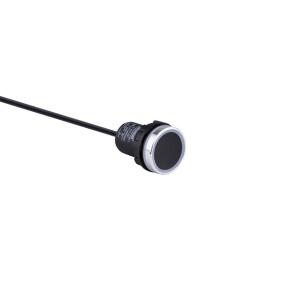 Botão Touch Capacitivo Iluminado SCB22MP1NC1 Momentâneo 1NA-NPN Plástico 22mm IP67 12 - 30 Vcc Cabo 1m