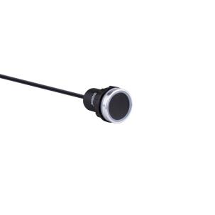 Botão Touch Capacitivo Iluminado SCB22UP1PC1 Momentâneo 1NA-PNP Plástico 22mm IP67 12 - 30 Vcc Cabo 1m