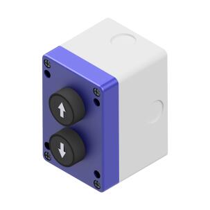 Botoeira Wireless SW24-001-RFH9 Enocean 2 Botões de Pulso Plástico  IP65 902MHz