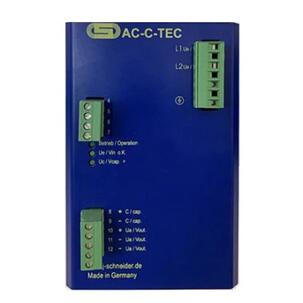 Fonte UPS Ultracapacitor  AC C-TEC 2403-400  Saída 24 Vcc 3 A  Energia 1,5 kJ  Entrada 400 Vca