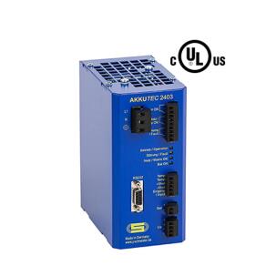 Fonte UPS Bateria  AKKUTEC 2403 VdS  Saída 24 Vcc 3 A  Entrada 230 Vca  Certificação VdS