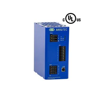 Fonte UPS Bateria  AKKUTEC 4803 USB  Saída 48 Vcc 3 A  Interface USB  Entrada 115/230 Vca
