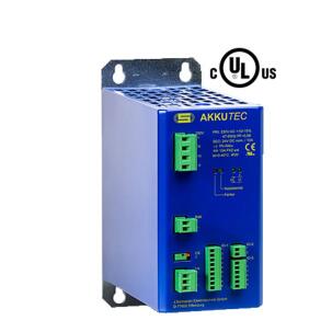 Fonte UPS Bateria  AKKUTEC 2410  Saída 24 Vcc 10 A  Entrada 230 Vca  IP20