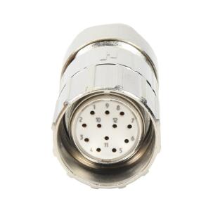 Conector EPFL121 Fêmea M23 12polos