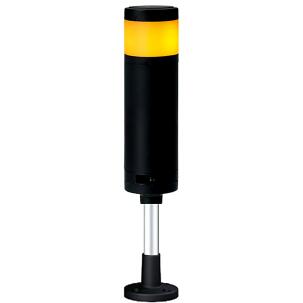 Coluna Luminosa LED QTR60L-BZ-1-24-A-QZ18 1 Cor Amarela Buzzer 85dB 60mm 24 Vcc IP54