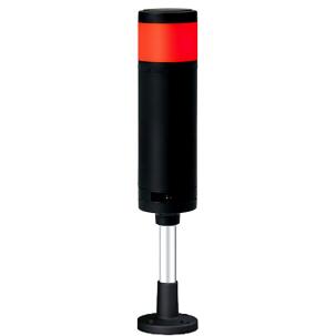 Coluna Luminosa LED QTR60L-BZ-1-24-R-QZ18 1 Cor Vermelho Buzzer 85dB 60mm 24 Vcc IP54