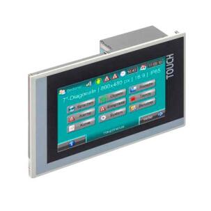 Interface Homem-Máquina (IHM) IHM-S7 HMI1000P 10.2″ TOUCHSCREEN Colorida 65K FLASH 24MB 24VDC 800×480 Pixel TFT C/Ethernet RS485
