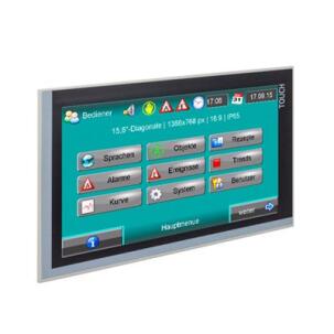 Interface Homem-Máquina (IHM) IHM-S7 HMI1560T 15.6″ TOUCHSCREEN Colorida 65K FLASH 48MB 24VDC 1366×768 Pixel TFT C/ 2xEthernet