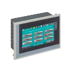 Interface Homem-Máquina (IHM) c/ Controlador Lógico Programável (CLP) Integrado PC430T-PNC-02 4 3″ C/ CLP INTEGRADO RACK S/EXP. 2xEthernet 2xProfinet Modbus RS232 RS485 CAN