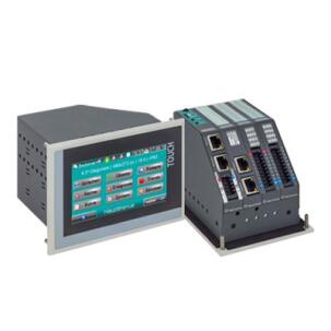 Interface Homem-Máquina (IHM) c/ Controlador Lógico Programável (CLP) Integrado PC433T-0-02 4 3″ C/CLP INTEGRADO RACK P/3 EXP. 2xEthernet Modbus RS232 RS485 CAN