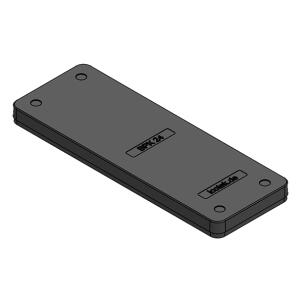 Tampa de Fechamento 42024 - BPK 24 P/ FECHAMENTO DE RECORTES DE TOMADAS Recorte 148x53mm Plástico IP54