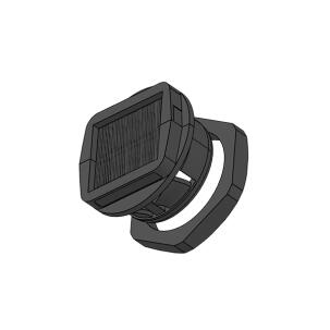 Barra com Escova 51540 - KEL-BES-S 50 PRETO Recorte 41x41mm Plástico