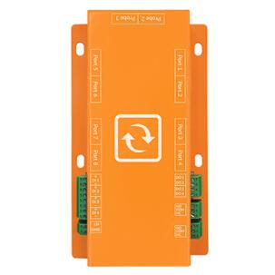 Hub Extensor para Sensores EXP-8HUB-L com 8 Portas Ethernet, Entradas/Saídas Digitais e Relé para Automação Industrial