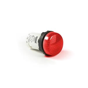 Sinalizador Vermelho MBSP012K Plástico 22mm IP50 12 - 30 Vcc Conexão Parafuso