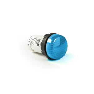 Sinalizador Azul MBSP012M Plástico 22mm IP50 12 - 30 Vcc Conexão Parafuso