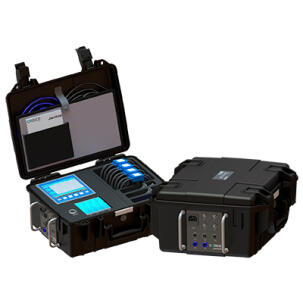 Analisador portátil de qualidade de energia MRG 96RM-E com monitoramento de harmônicos e conectividade Ethernet