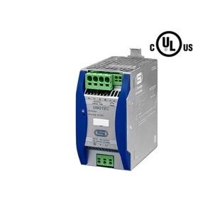 Fonte de Alimentação Chaveada UNOTEC 2412 N Saída 24Vcc 12A Entrada 85-265Vca Eficiência >95% Switch Paralelo 5 Dispositivos Switch Série 2 Dispositivos